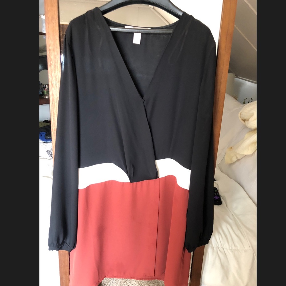 Forever 21 Color-Blocking Dress